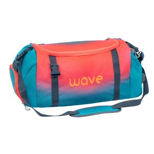 Rucksack Sporttasche "Ombre Neon Orange and Bluebird"