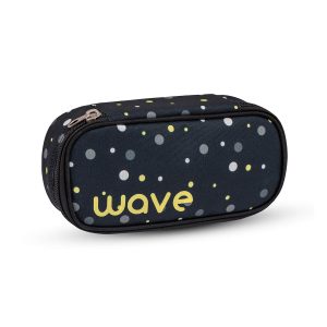 Federmappe Schlamperbox "Black and Yellow Dots" Kinder Federtasche