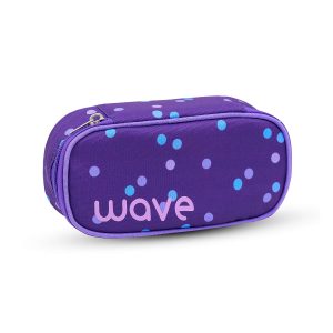 Federmappe Schlamperbox "Purple Dots" Kinder Federtasche