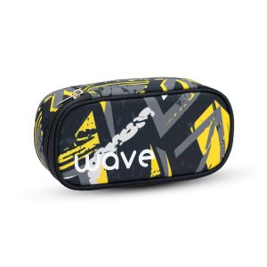 Schlamperbox für Kinder Federtasche "Yellow Graffiti" Federmappe