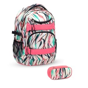 Rucksack Infinity Schulrucksack Set 2 tlg. "Feathers"