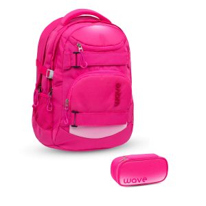 Rucksack Infinity Schulrucksack Set 2 tlg. "Ombre Light Pink"