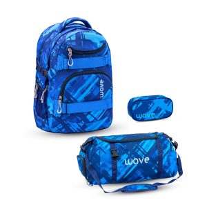 Rucksack Infinity Schulrucksack Set 3 tlg. "Deep Ocean"