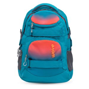 Rucksack Infinity Schulrucksack "Ombre Neon Orange and Bluebird"