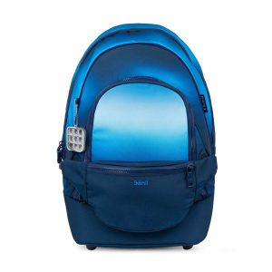 Rucksack 2-IN-1 Schultasche & Gürteltasche 2-teilig Ranzen Blue Navy