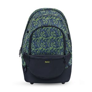 2-IN-1 Schultasche & Gürteltasche 2-teilig Ranzen Iguana Rucksack