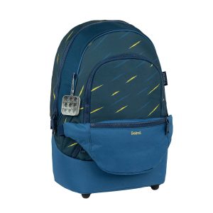 2-IN-1 Schultasche & Gürteltasche 2-teilig Ranzen Orion Blue Rucksack
