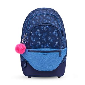 Rucksack 2-IN-1 Schultasche & Gürteltasche 2-teilig Ranzen Sapphire