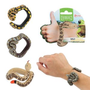 4 Lebensechte Schlange als Armband