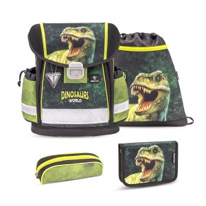 Rucksack Classy ergonomisches Schulranzen-Set 4-teilig mit Brustgurt