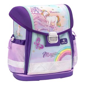 Rucksack ergonomisches Schulranzen-Set 4-teilig Unicorn mit Brustgurt