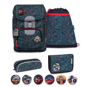 Rucksack Motion ergonomisches Schulranzen Set 5-teilig Red Dots