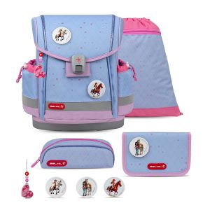 Rucksack Classy Plus ergonomisches Schulranzen-Set 5-teilig Lavander