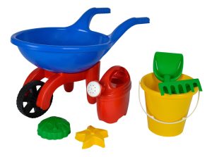 Baby-Schubkarre, 7 Teilig Sandformen