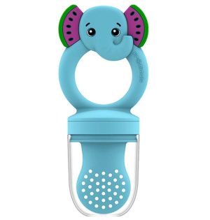 Baby Silikon Fruchtsauger Gemüsesauger Elefant