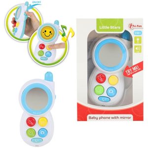 Baby Telefon mit Spiegel, Licht und Sound