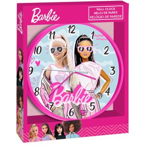 Barbie Wanduhr für Kinder Durchmesser 25 cm