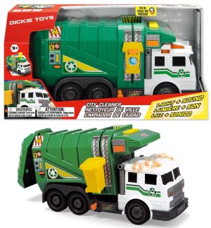City Cleaner, Müllfahrzeug Licht und Sound 39 cm LKW