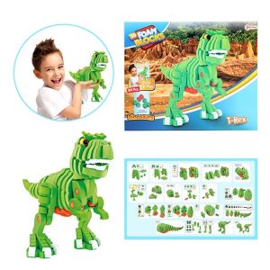 Dinosaurier 3D Puzzle Schaumstoff Dino T-Rex