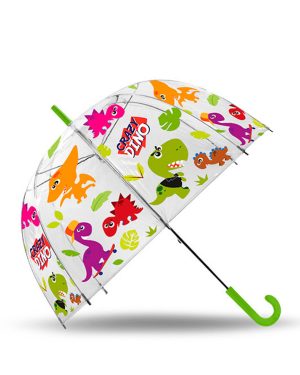 Dinosaurier Regenschirm mit verschiedenen Dinos Durchmesser 70cm