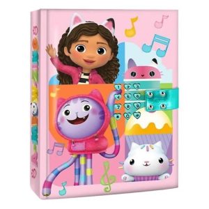 Gabby's Dollhouse Geheimtagebuch Notizbuch mit Zahlencode