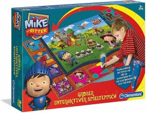 Großer interaktiver Spielteppich Mike der Ritter mit Stift für Kinder