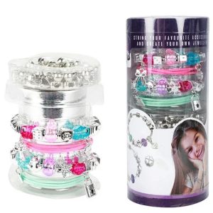 Kinder Armband Set mit Perlen und Schnüre