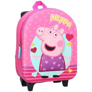 Kinder Trolley-Rucksack 3D Peppa Wutz