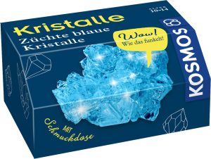Kristalle blau züchten Experimentierkasten
