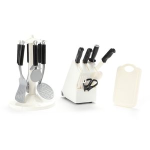 Küchenutensilien und Messerset 16tlg