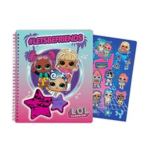 L.O.L. Surprise! Notizbuch mit Aufkleber Heft