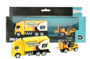 LKW mit Gabelstapler 2 in 1