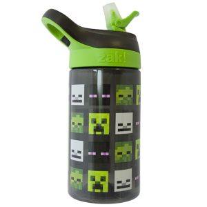 Minecraft Trinkflasche mit Creeper Skeleton Enderman Zombie Köpfen