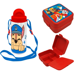 Lunchset Paw Patrol 4-Fächer Brotdose und Trinkflasche