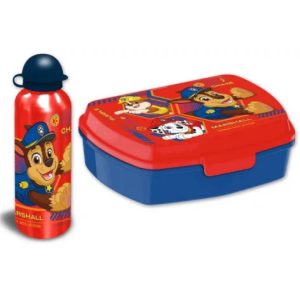 Paw Patrol Lunchset Brotdose mit einer Aluminium Trinkflasche