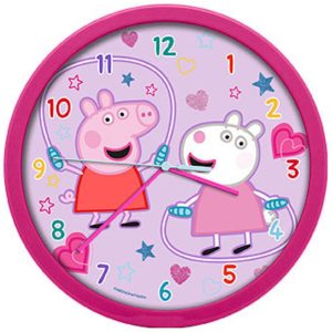 Peppa Wutz Analoge Wanduhr