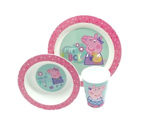 Peppa Wutz Kindergeschirr - 3er Set