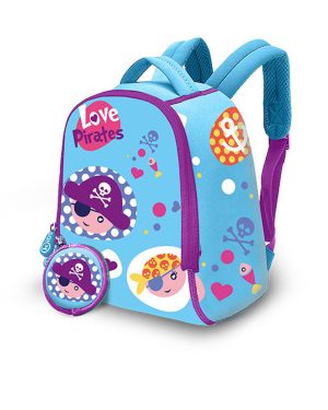 Piraten Rucksack mit Piraten Symbolen