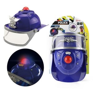 Polizeihelm mit Visier Polizei