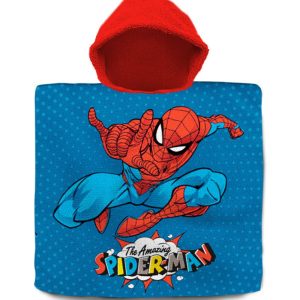 Poncho Baumwolle Spiderman Kinder-Handtuch