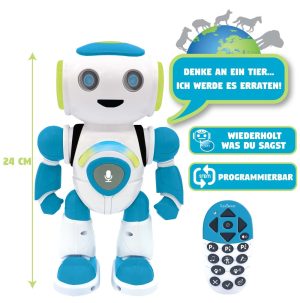 Junior sprechender Lern Roboter POWERMAN® mit Quiz und Musik