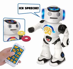 Interaktiver Roboter POWERMAN zum Lernen und Spielen Ferngesteuert