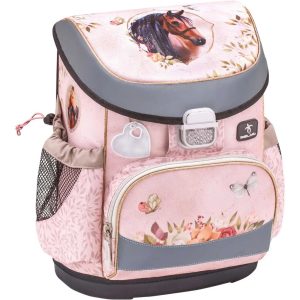 Rucksack ergonomisches Schulranzen-Set 4-teilig " Horse Chestnut "