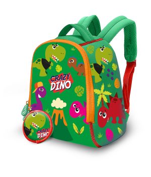 Rucksack mit lustigen Dinosaurier Motiv