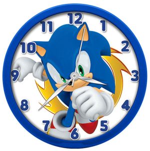 Sonic Kinder Wanduhr Sega