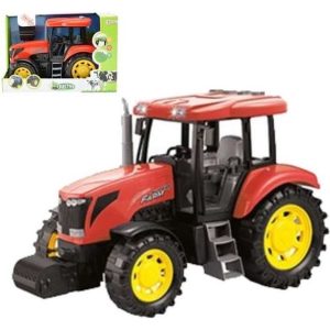 Traktor DeLuxe rot mit Licht und Ton