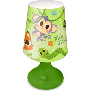 Wald Motiv Nachtlicht Fuchs Affe Champion