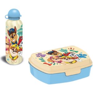 Paw Patrol Lunchset Brotdose mit einer Aluminium Trinkflasche